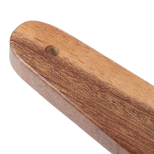 Egg Scraper Small Wood Flipper Wooden Turner Multipurpose Non-Stick Spatula - Picture 12 of 12