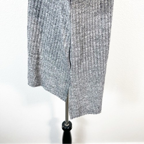Maglione donna Maeve by Anthropologie collo cappuccio a costine grigio taglia media - Foto 7 di 12