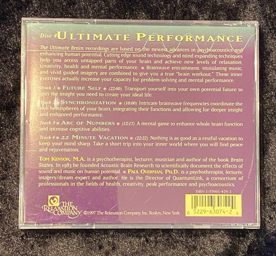 The Ultimate Brain Tom Kenyon Ultimate Performance Gehirn Heilung Balance - Bild 2 von 4