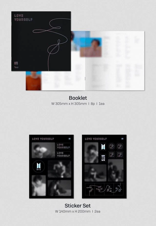 BTS Love Yourself TEAR Vinyl LP Neu & Ovp - Bild 4 von 4