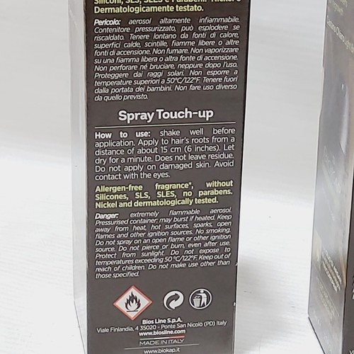 Biosline Biokap Light Brown Touch Up Root Concealer Spray, 75ml - Picture 4 of 6