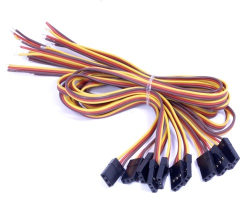 ✅ 10x JR Graupner Servokabel 30cm Qualität Servo Kabel Stecker Goldkontakt 26AWG - Bild 7 von 15