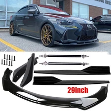 For Lexus IS250/350/200T/ Front Bumper Lip Splitter Spoiler Body Kit Side Skirt