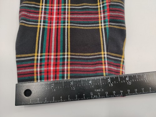 J. Crew Women's The Winnie Stretch Pants Tartan Plaid Red Blk Grn Sz Zip Size 14 - Picture 15 of 16