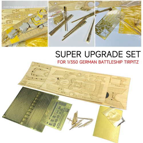 1/350 Scale For German Battleship Tirpitz Upgrade Kits For Tamiya 78015 - Picture 14 of 17
