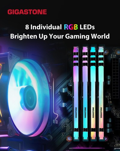 RGB RAM】 Game TURBO 16GB Kit 2x8GB 3200MHz PC4-25600 CL 16-18-18-40 Intel XMP... - Picture 4 of 8