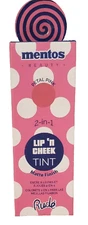 Rude Beauty Mentos Lip n Cheek Tint Color Radiant Finish in Petal Pink BNIB