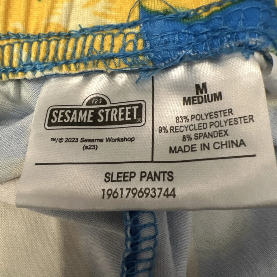 Pantalones de dormir Cookie Monster talla M 7/9 Plaza Sésamo Foto 3 de 3
