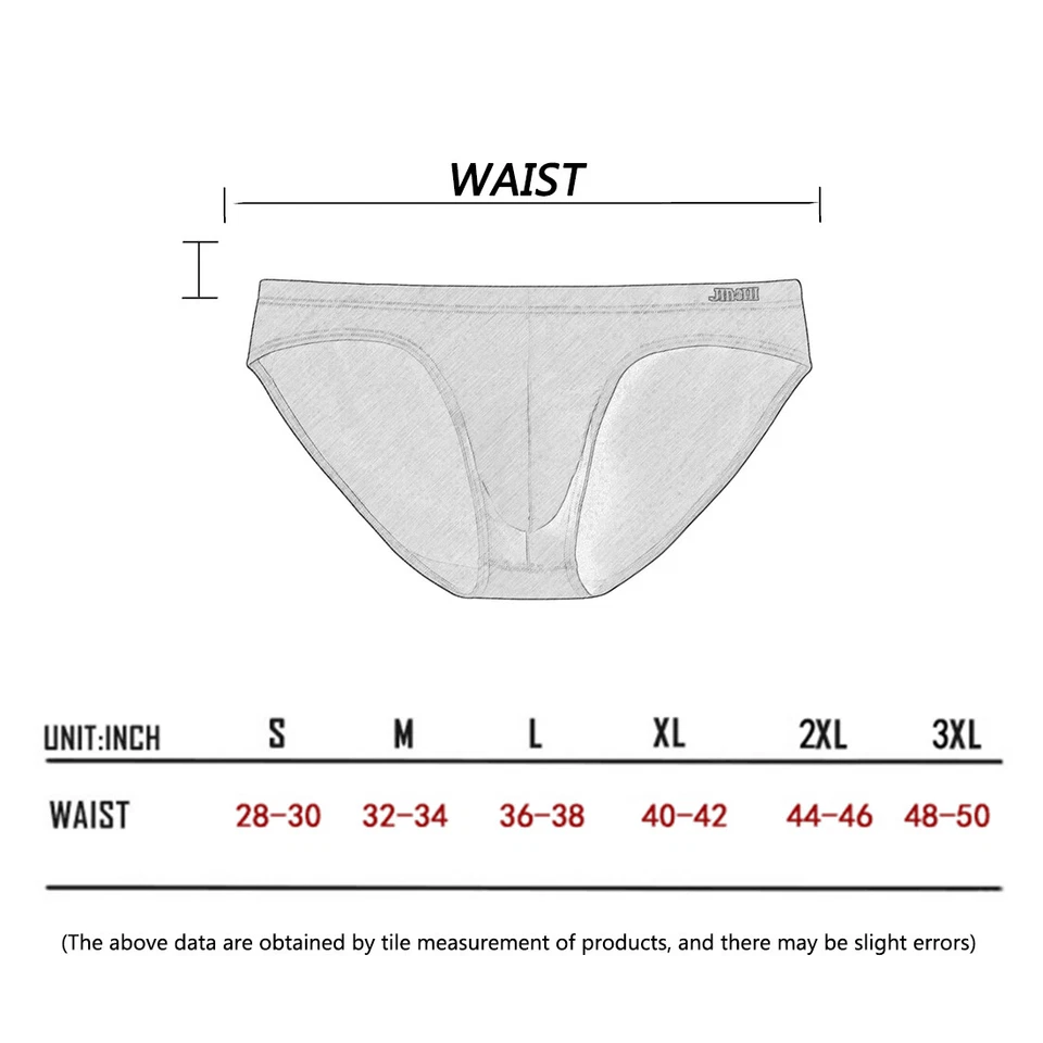 Calzoncillos Para Hombres Sexy Bikini Fibra de Bambú Ultra Cómodos Suaves Calzoncillos M-2XL Foto 3 de 4