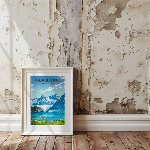 Glacier Bay National Park Poster - Alaska Travel Art Print Wall Decor - Picture 9 of 9