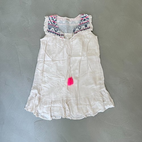 Accessorize Cheesecloth Beach Cover-Up/Tunic. Cream. Large. - Picture 1 of 7