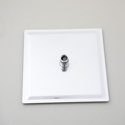 3 Function Chrome Shower Faucet Set Square Rain 4 Size Shower Head Fixtures Kits - Picture 8 of 16