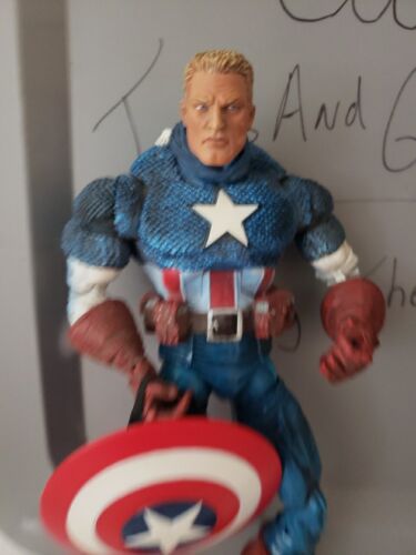 Marvel Legends Icons Captain America Unmasked 2006 Toy Biz 12” Figure T3#23 - Picture 8 of 24
