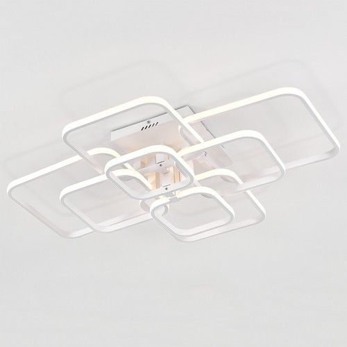 Chandelier Ceiling Light LED Lamp Cool White/Dimmable Square 4/6/8 Head Lighting - Picture 32 of 51