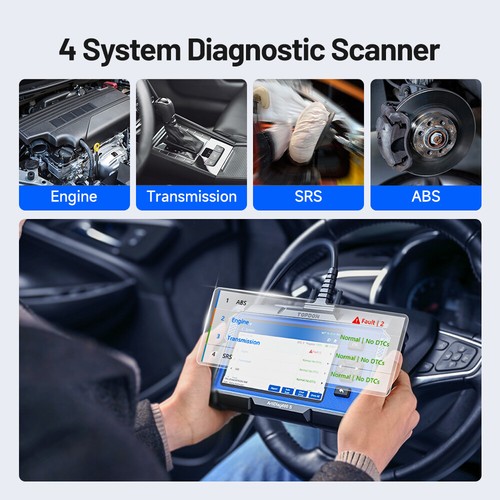 TOPDON ArtiDiag600S Car Diagnostic Tool OBD2 Scanner ABS/SRS/AT/Engine 9 Service - Picture 7 of 19