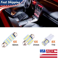 20pcs LED Interior Lights Bulbs Kit fit Car Trunk Dome License Plate Light 6000K