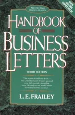 Handbook of Business Letters (Business Classics (Hardcover Pre - VERY GOOD