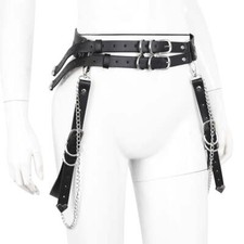 BDSM Women's Buttock Harness UK (8-10) Fetish Double Waist Band Clothing Harness