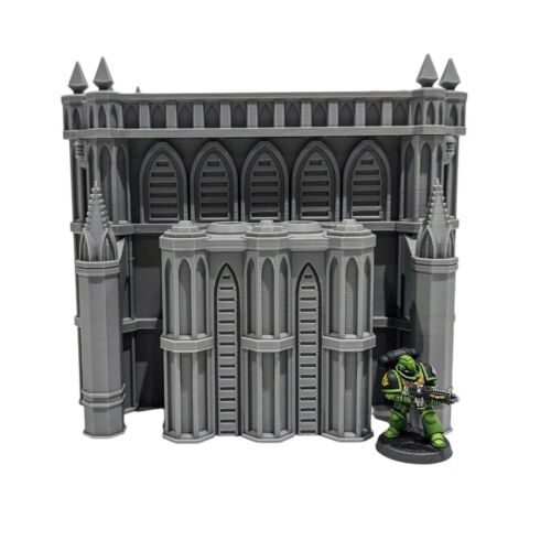 Gothic Manufactorum #2 - 28 mm sobremesa terreno disperso impresión 3D - Imagen 3 de 6