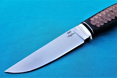 Elmax ROSTFREI Outdoor JagdMesser NazarovKnives Russland Handarbeit HRC62 Барс - Bild 2 von 11
