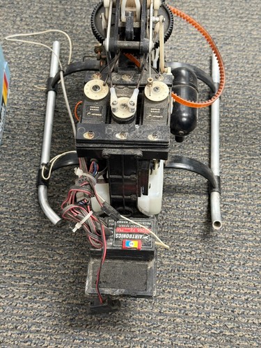 Vintage Hirobo Shuttle .30 Size RC Remote Control Helicopter w/ OS Engine - Picture 4 of 6
