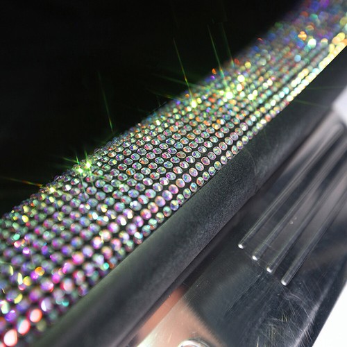 Bling Rhinestone Car Door Sill Scuff Cover Scratch Protector Sticker Accessories - Bild 3 von 12