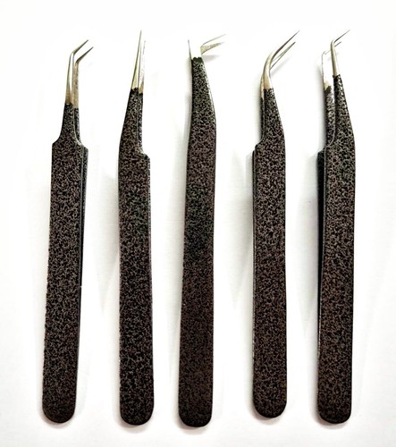 5 Teilige Uhrmacher Pinzette/Mehrzweck Pinzette Edelstahl( Non Magnetisch ) - Bild 2 von 5