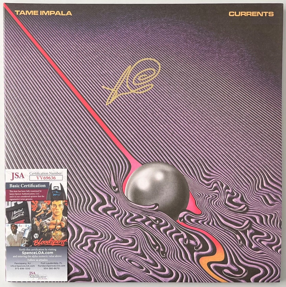 Kevin Parker Signed Tame Impala Currents Vinyl Record JSA