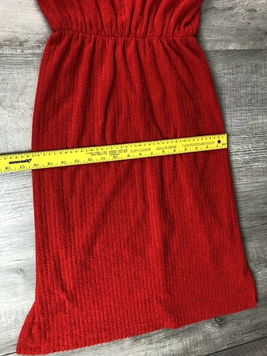 Vintage Chipper California Red Dress 60s 70s 80s Womens Size 4-6 - Picture 12 of 12