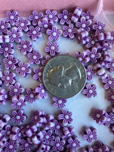 Flower Beads Daisy Roses Mixed Color Beads for Jewelry 9mm 1000 pcs - Picture 3 of 11