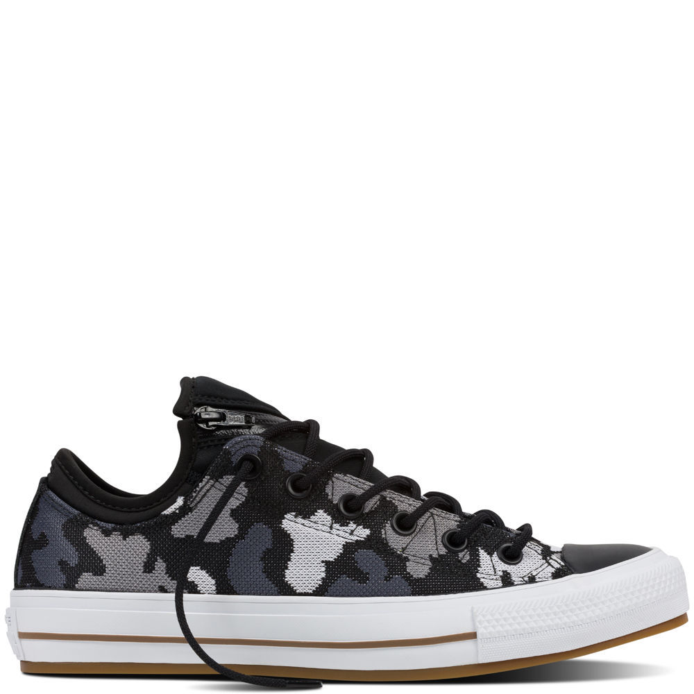 CONVERSE Camo Zip Low Top Trainers Black White Grey Trainers Trainers Trainers Women's UK 5 13ab50 CONVERSE Camo Zip Low Top Trainers Black White Grey Trainers Trainers Trainers Women's UK 5 13ab50