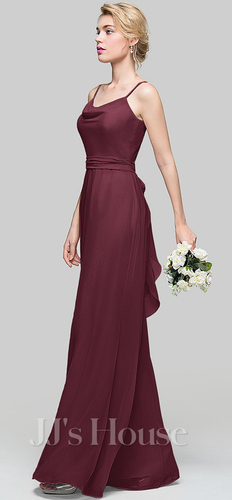 JJ's House Cabernet Cowl Neck A-Line Sleeveless Bridesmaid Dress Sz 18W 90197 - Picture 4 of 7
