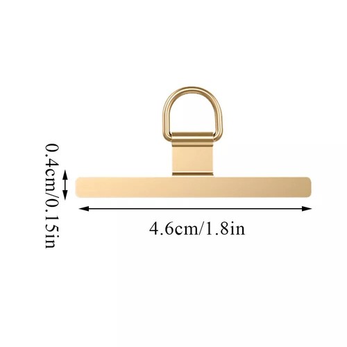 Stainless Steel Phone Tether Tab for Cell Phone Lanyard Gasket Phone Cord Patch - Photo 2 sur 36