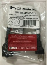 AC Works - AC Connector 1' - 15 Amp - 125V - NEW