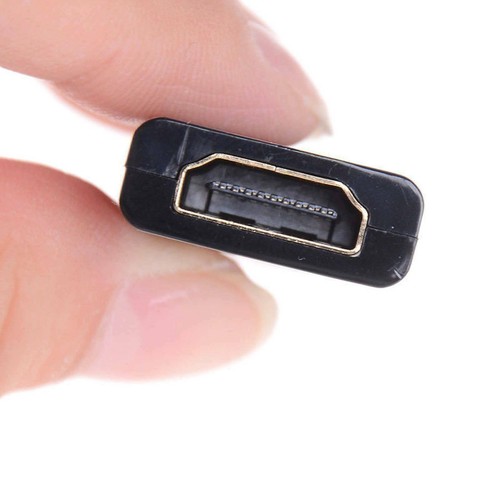 Nuevo puerto de pantalla a HDMI macho hembra adaptador convertidor puerto de pantalla DP a HDMI + - Imagen 3 de 10