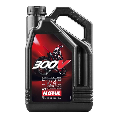 Motul 300V 4T Factory Line 5w-40 5w40 Off Road Motorcycle Engine Oil 4 Litres 4L