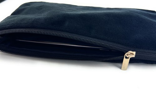 Zipper Handy Tasche für Apple iPhone 13 Pro Max - Etui Reissverschluss schwarz - Bild 2 von 3