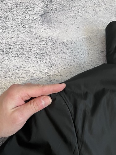 Prada Milano Vintage Jacket Parka Puffer Ski Nylon Black Size 50 - Picture 20 of 24