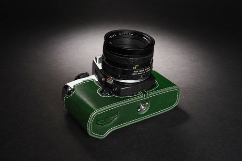 Original Echtleder Halbkamera Etui Tasche Cover für Leica R7 R6.2 R5 R4 R3 - Bild 48 von 108