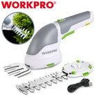 WORKPRO 2 in 1 Cordless Grass Shear Shrubbery Trimmer Grass Cutters/Hedge Shears