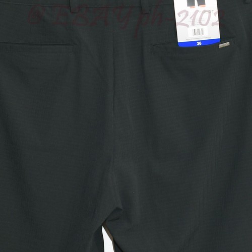 Greg Norman Men's Stretch Short in Blue, Gray , Black, Green - Picture 35 of 45