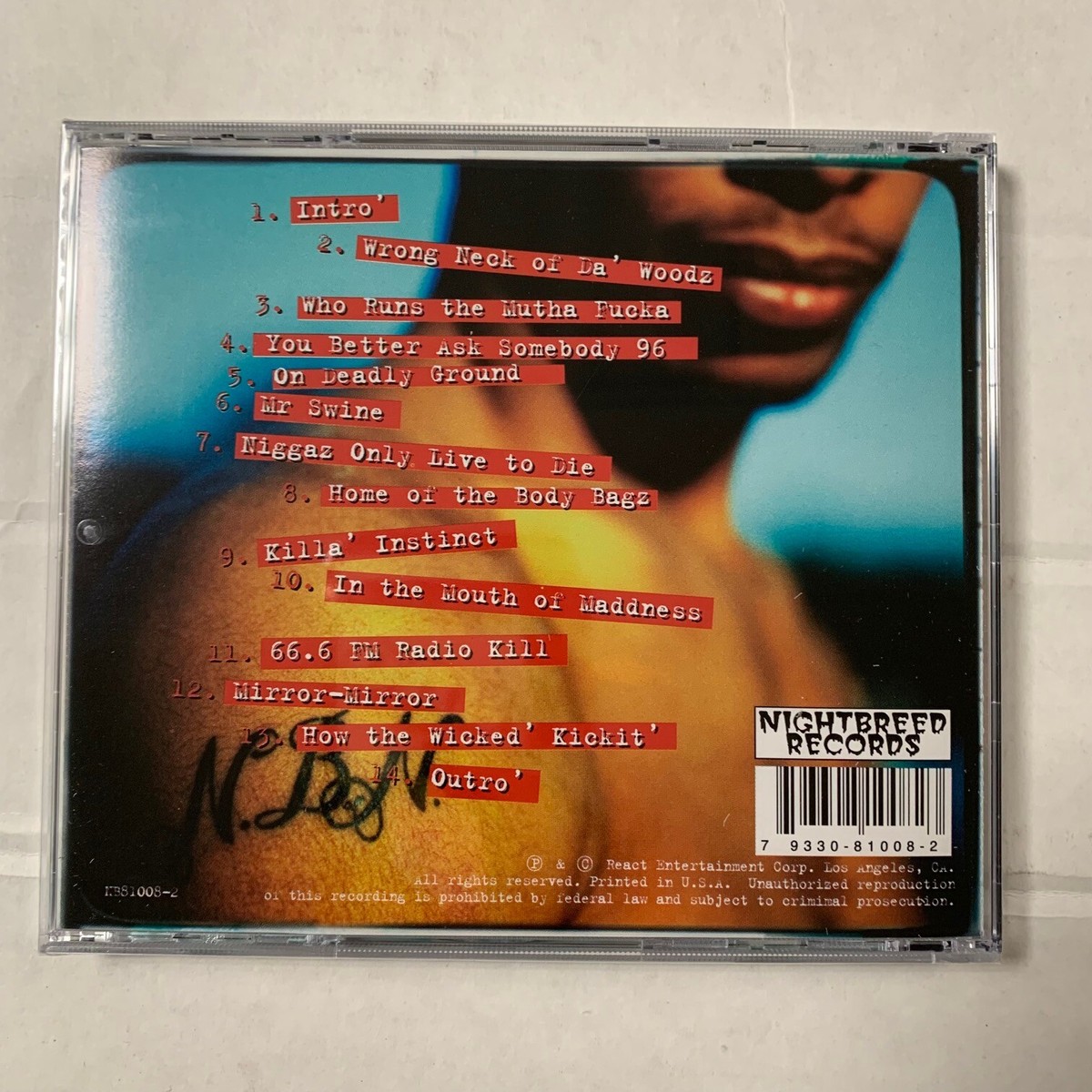 洋楽 INSANE POETRY BLACC PLAGUE Insane Poetry – Blacc Plague – Cassette (Album), 1996