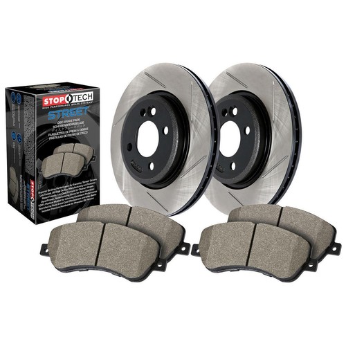 StopTech StopTech Street Axle Pack; Slotted; Rear Brake Kit Part No. 937.33507 - Picture 2 of 3