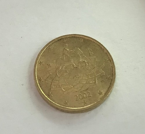 2002 Italy 50 Cent Euro Coin, Rare Collectors Coin - Picture 8 of 14