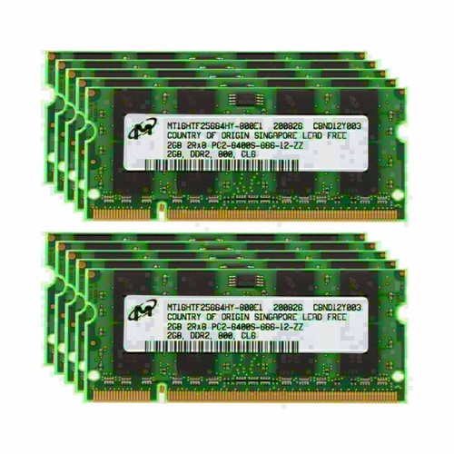 Micron DDR2 RAM 2GB 4GB 8GB 800MHZ PC2-6400 200pin SODIMM Laptop Speicher Lot - Bild 16 von 16