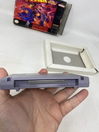CIB X-Men Mutant Apocalypse 1994 Super Nintendo SNES - Tested - W/ Reg Card - Picture 22 of 24