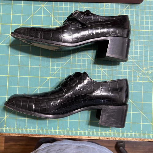 Bruno Magli Black Loafers Women's made in Italy Bologna 8 1/2AA - Picture 4 of 9