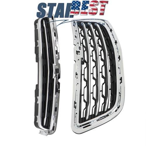 Grille Lower Chrome Shell with Black Insert Fit For Chevrolet Trax 2014-2016 - Picture 4 of 13