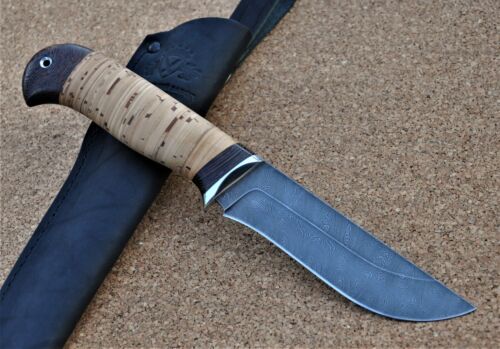 Damaszener Stahl Outdoor Jagd Messer Nazarov Knives Handarbeit HRC62 Бекас - Bild 12 von 13