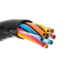 1000' 10/9 VNTC Tray Cable TC-ER THHN/PVC Power Control Wire Black 600V